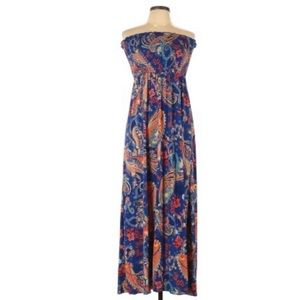 Velvet Torch Strapless Maxi